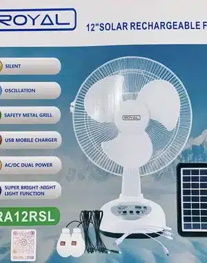 Ventilador recargable de 12 pulgadas